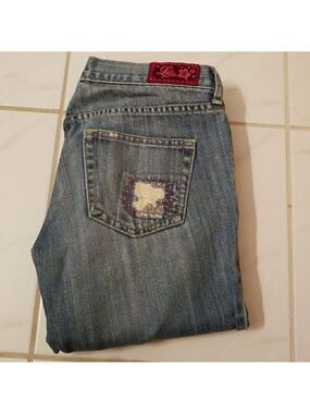 Lilu Floral Jeans Distressed